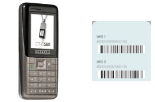 How to see the IMEI code in OT-C560