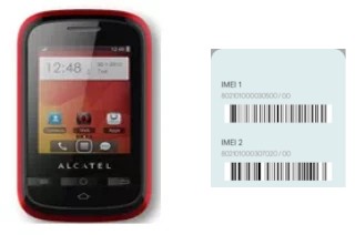 How to see the IMEI code in OT-605