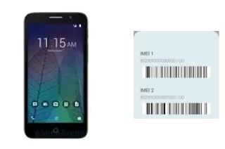 How to find the IMEI code on Alcatel TRU