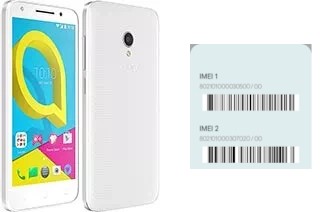 How to find the IMEI code on alcatel U5