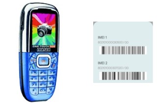 How to see the IMEI code in OT 556