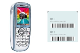 How to see the IMEI code in OT 557