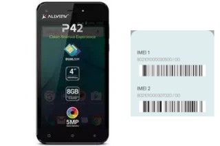 How to find the IMEI code on Allview P42