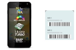 How to find the IMEI code on P6 Quad Plus