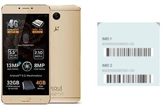 How to see the IMEI code in X3 Soul Plus