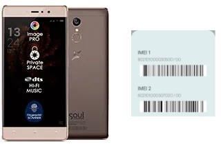 How to find the IMEI code on X3 Soul Style