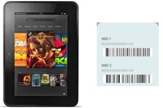 How to see the IMEI code in Kindle Fire HD