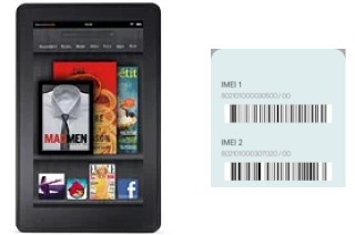 How to see the IMEI code in Kindle Fire