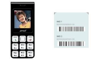 How to find the IMEI code on A310