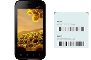 How to find the IMEI code on Amoi N806