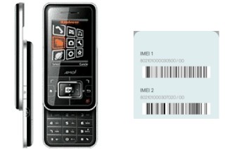 How to find the IMEI code on Amoi E76