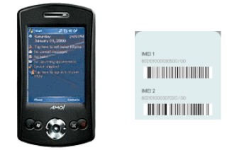 How to find the IMEI code on E860