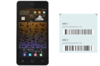 How to see the IMEI code in AOC P45