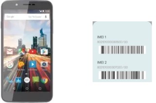 How to see the IMEI code in 55 Helium Ultra