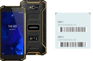 How to see the IMEI code in Aspera R9