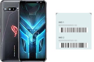 How to find the IMEI code on ROG Phone 3 ZS661KS