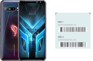 How to find the IMEI code on ROG Phone 3 Strix