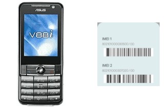 How to see the IMEI code in V88i