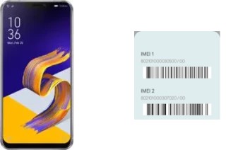 How to find the IMEI code on ZenFone 5Z