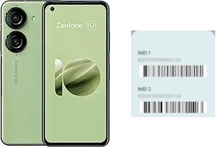 How to find the IMEI code on Zenfone 10