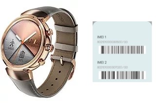 How to see the IMEI code in Zenwatch 3 WI503Q