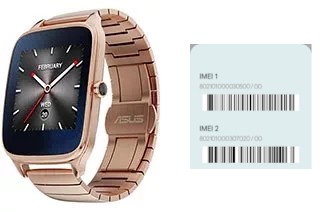 How to find the IMEI code on Zenwatch 2 WI501Q