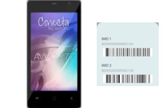 How to find the IMEI code on Avvio 777