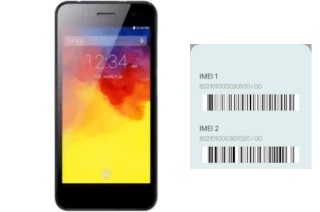 How to find the IMEI code on A45LT