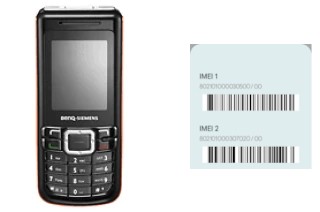 How to find the IMEI code on BenQ-Siemens E61