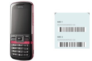 How to find the IMEI code on BenQ E72