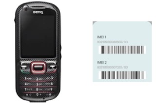 How to find the IMEI code on BenQ M7