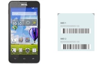 How to find the IMEI code on BenQ T3