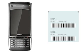 How to find the IMEI code on BenQ P31