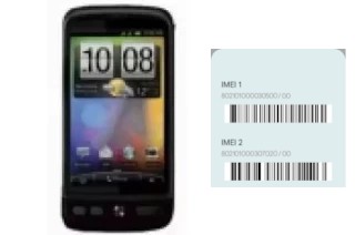 How to find the IMEI code on B800