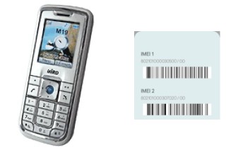 How to find the IMEI code on Bird M19