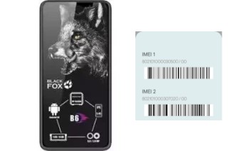 How to find the IMEI code on Black Fox B6