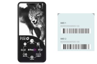 How to find the IMEI code on Black Fox B7