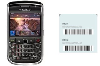 How to find the IMEI code on Bold 9650