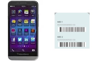 How to find the IMEI code on BlackBerry A10