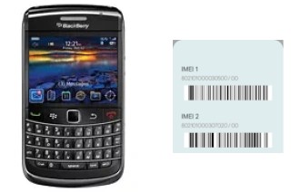 How to find the IMEI code on Bold 9700