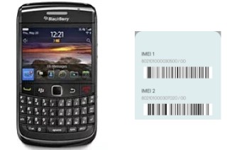 How to find the IMEI code on Bold 9780