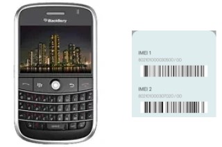 How to find the IMEI code on Bold 9000