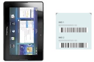 How to find the IMEI code on Playbook 2012