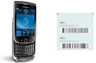 How to find the IMEI code on Torch 9800