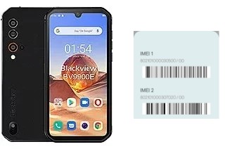 How to find the IMEI code on BV9900E