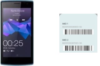 How to see the IMEI code in Breeze