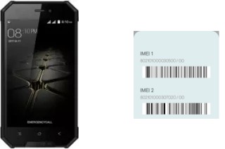 How to find the IMEI code on BV4000