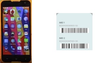 How to find the IMEI code on BV5000