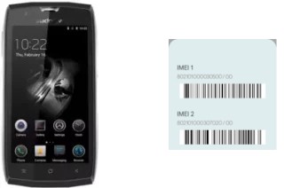 How to find the IMEI code on BV7000