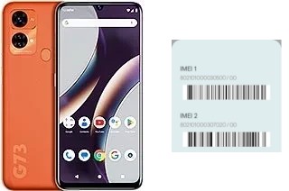 How to find the IMEI code on BLU G73